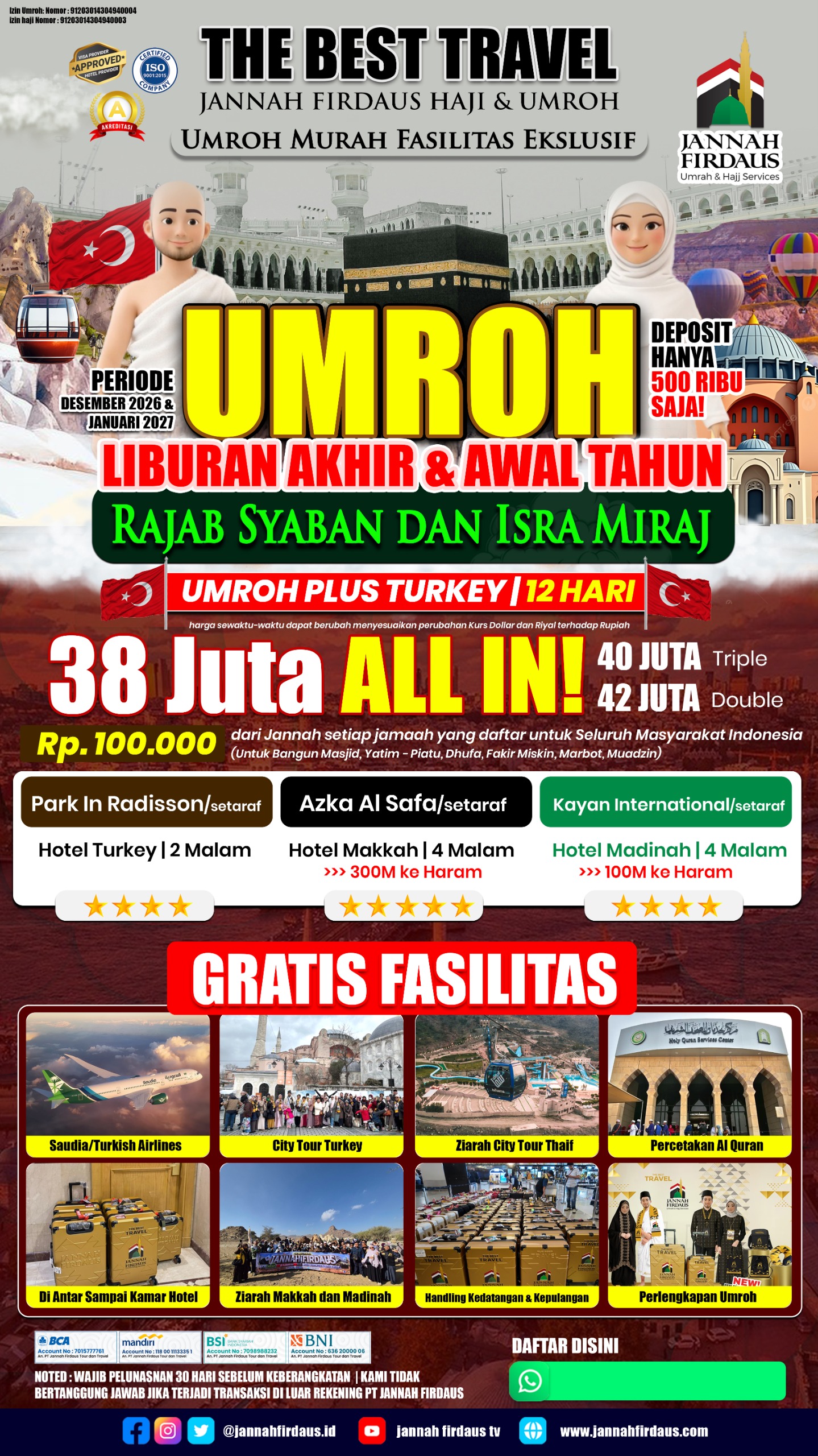 Paket Umroh Plus Turkey
